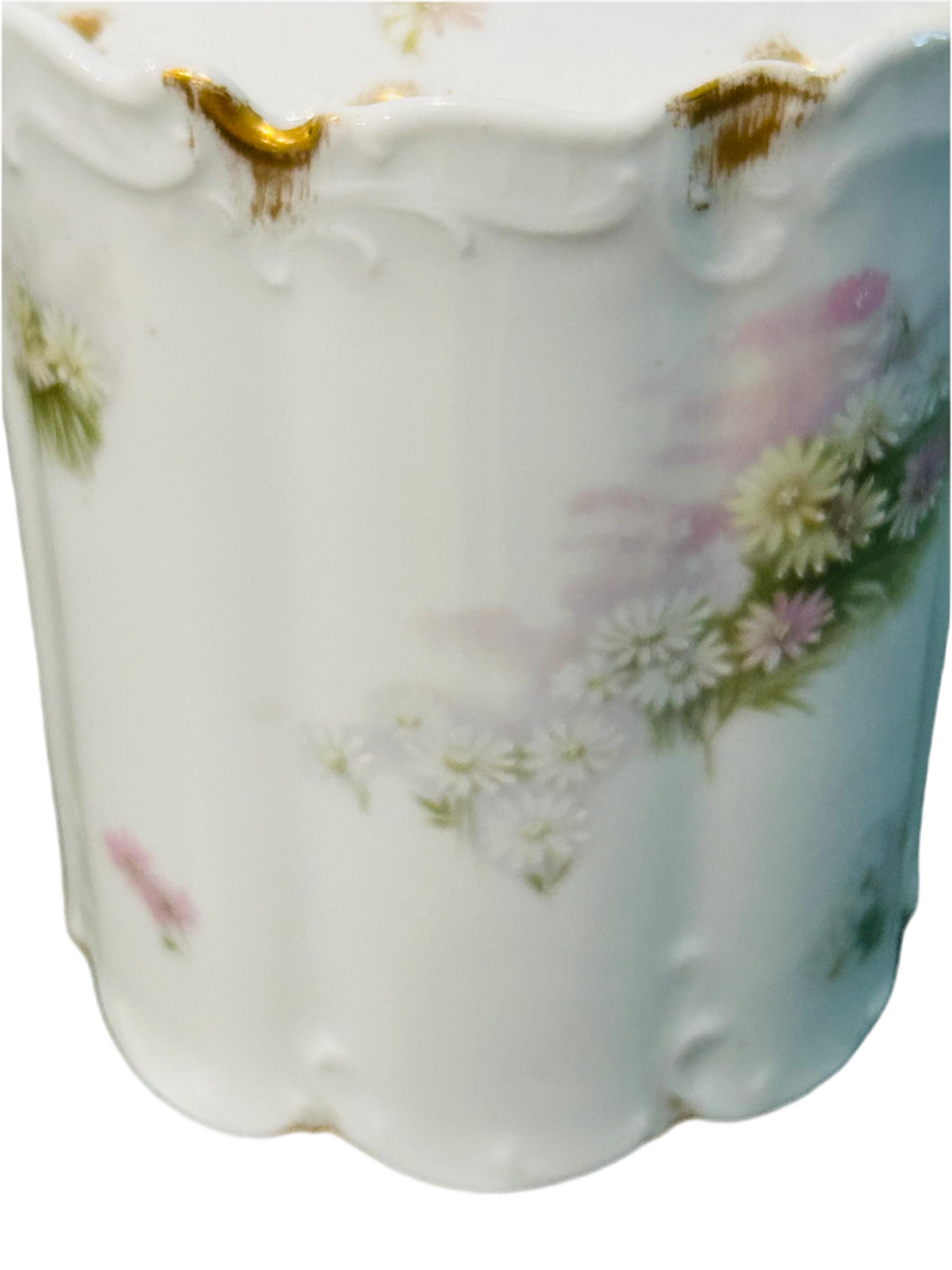 Antique Handpainted Rosenthal Monbijou Biscuit Jar