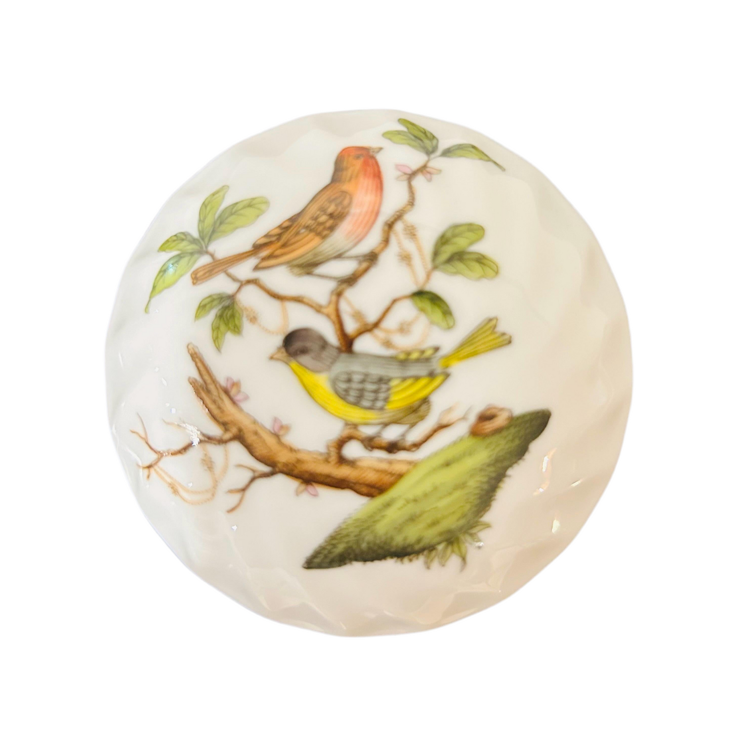 Herend Rothschild Birds Trinket Box