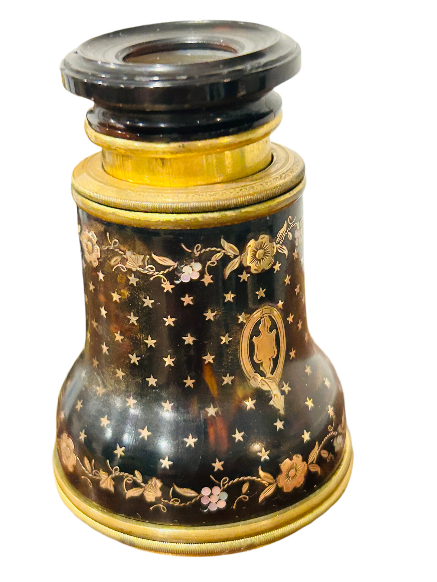 Antique faux tortoiseshell opera glasses