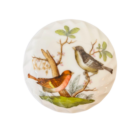 Herend Rothschild Birds Trinket Box