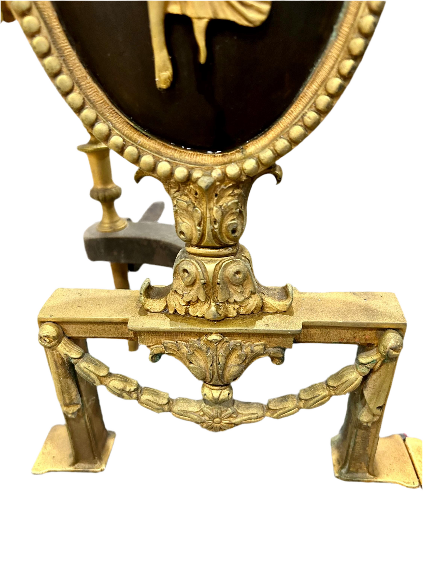 French Louis XVI Style Figural Andirons