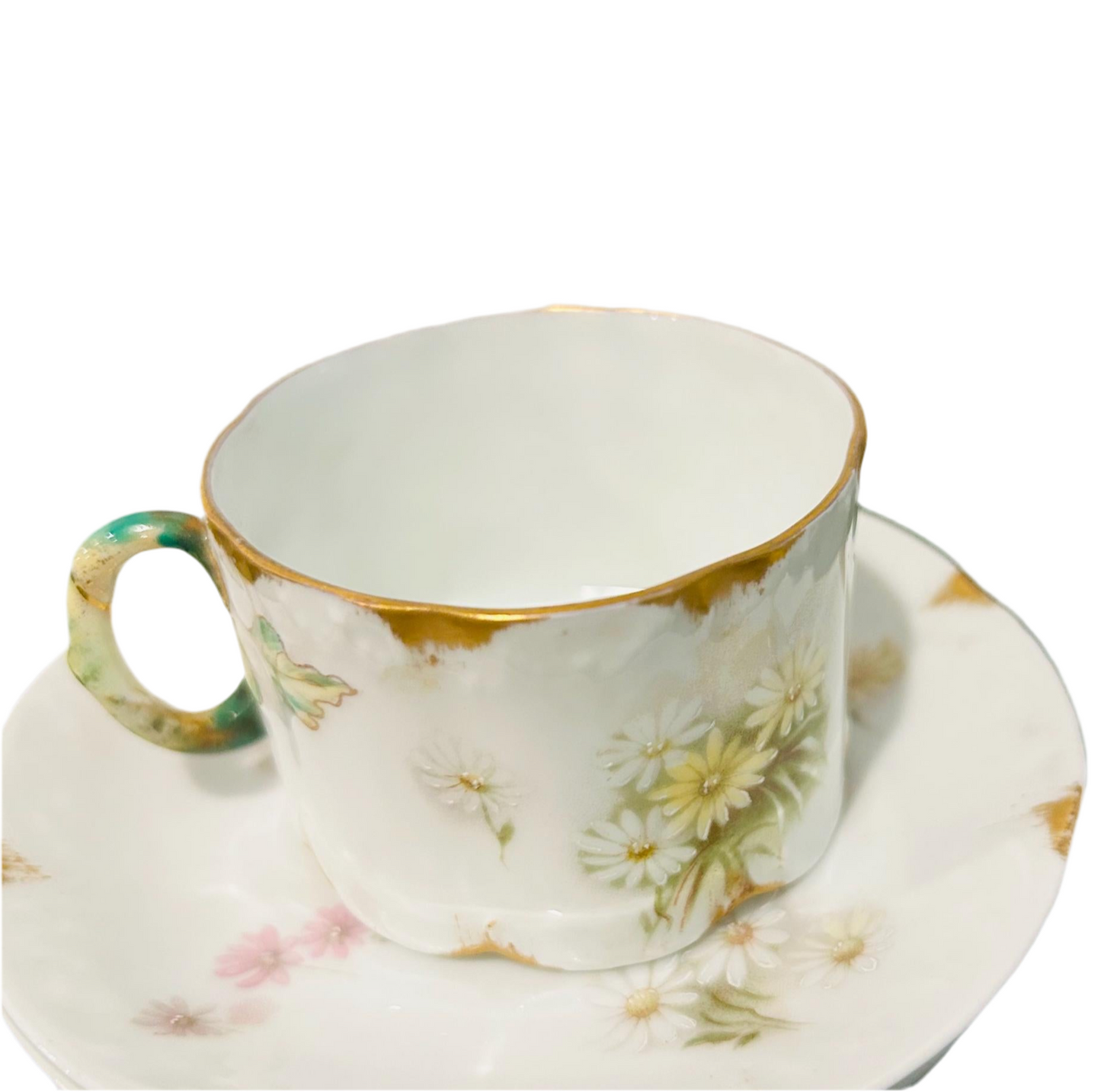 Rare Antique Rosenthal Monbijou Chocolate Cups with Saucers