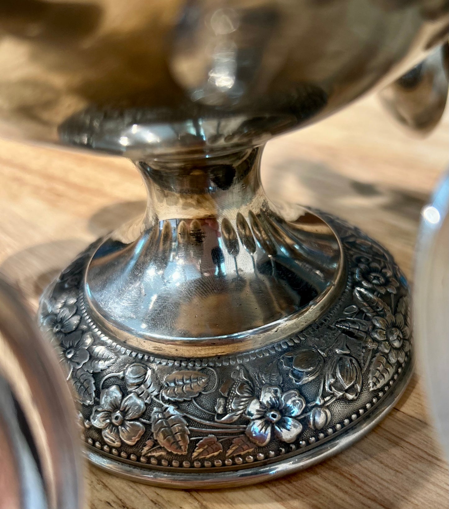 Silverplated Sugar Bowl with 12 Spoons