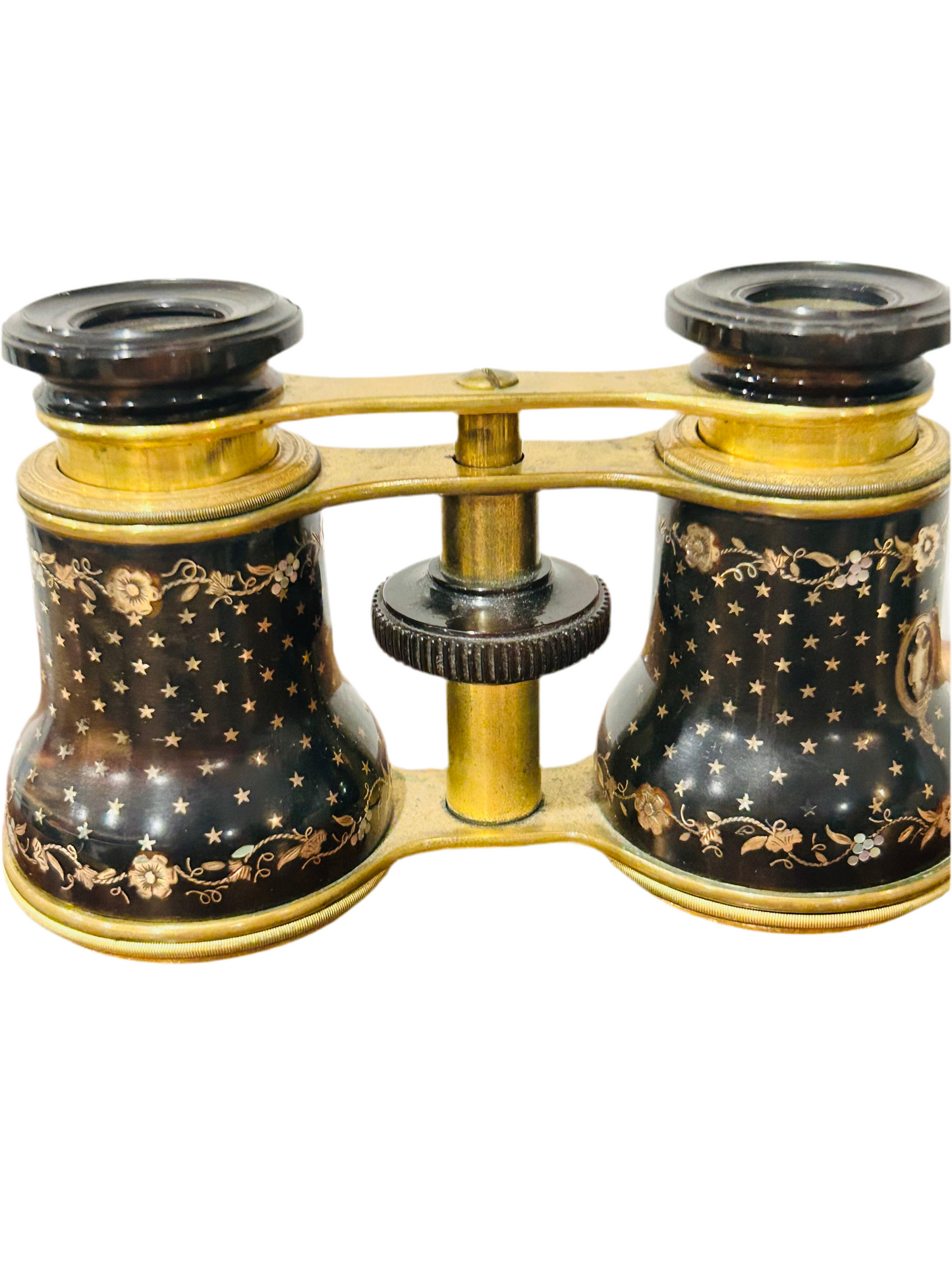 Antique faux tortoiseshell opera glasses