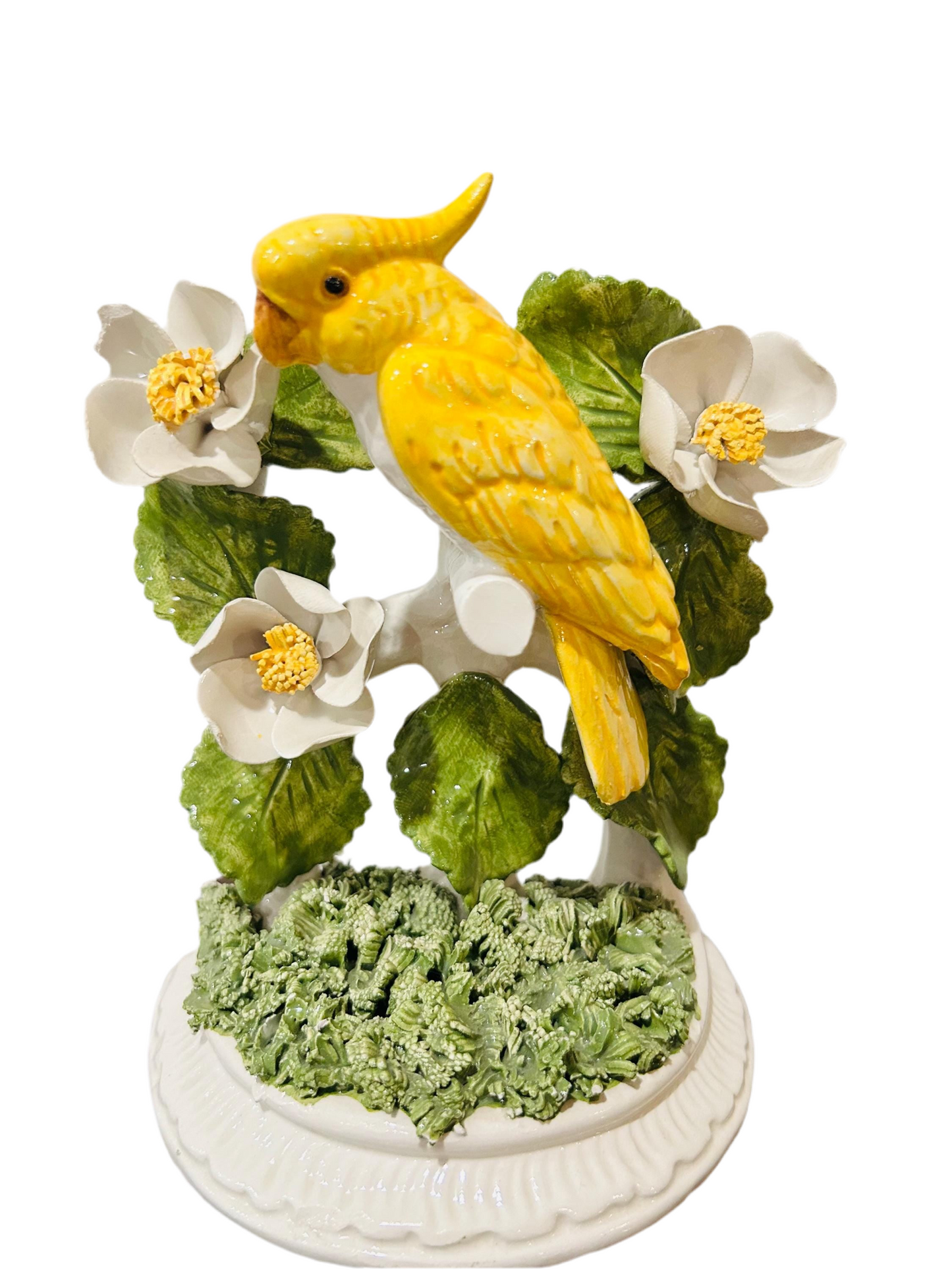 Italian Ceramic Bird Bookends